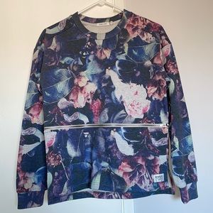 Obey floral crewneck sweatshirt